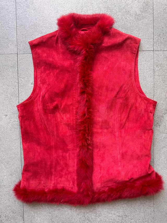 Chaqueta Revue sin mangas roja