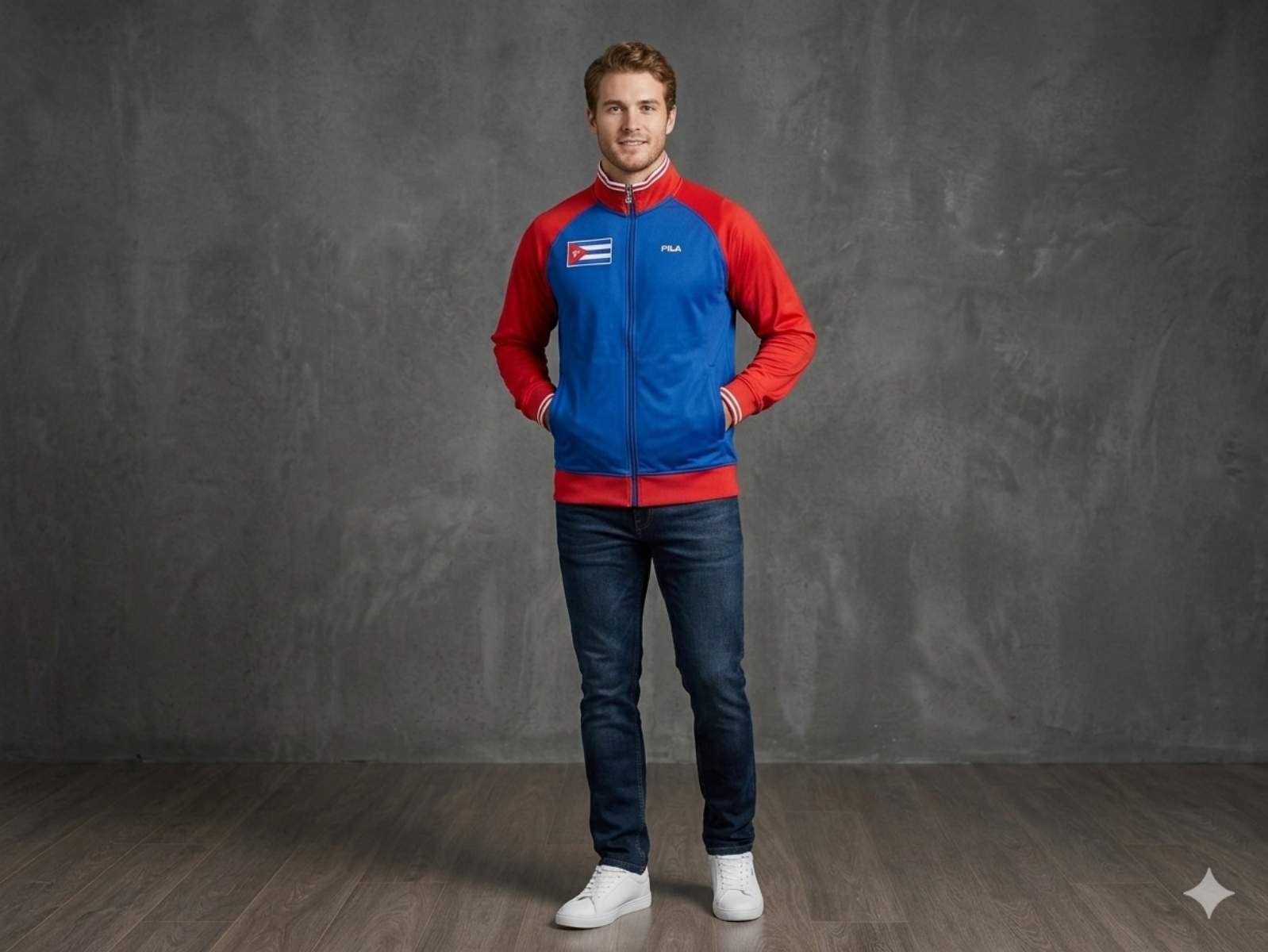 Chaqueta Deportiva Fila Talla M Colección Cuba