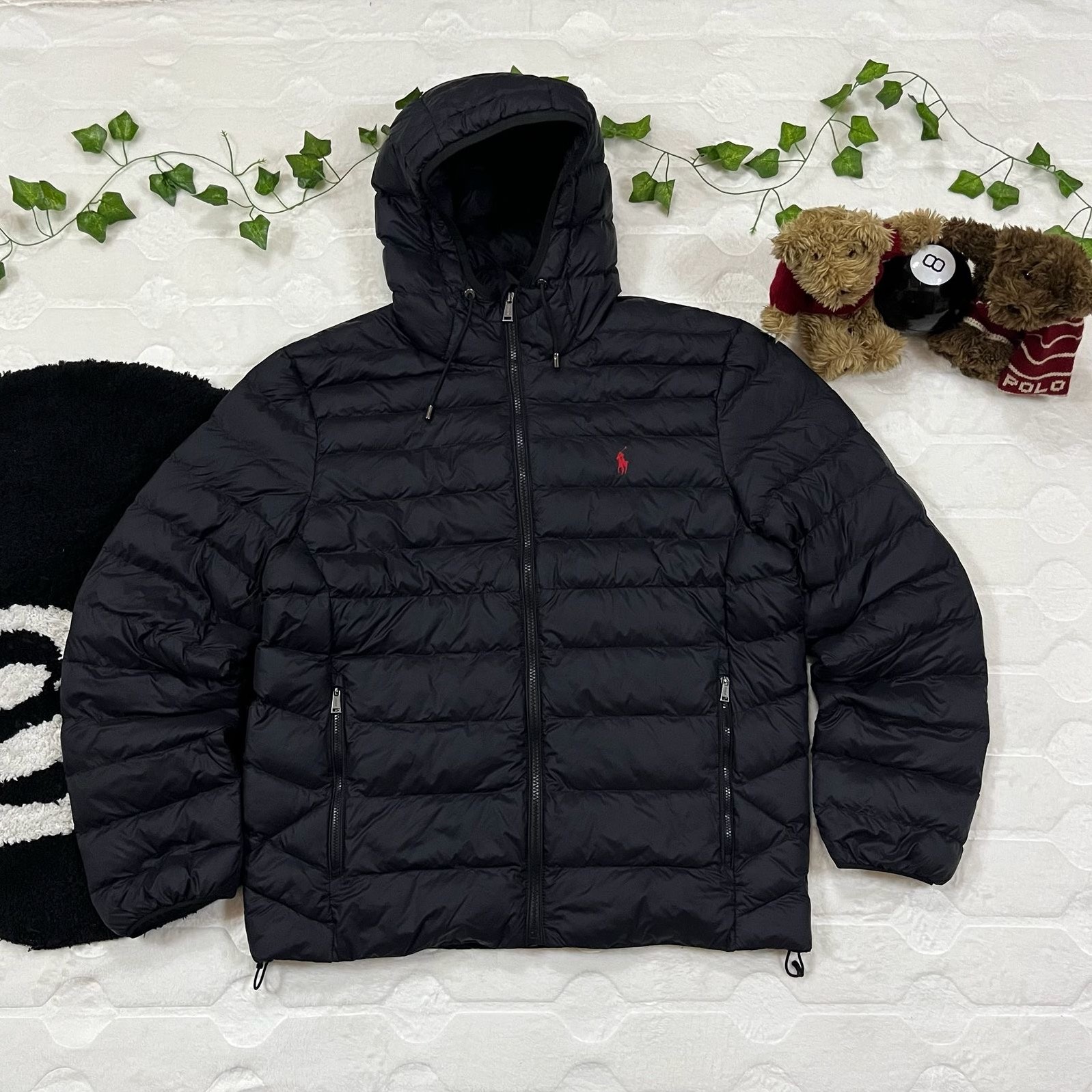 Polo Ralph Lauren Performance Water-Repellent Down Jacket — Black