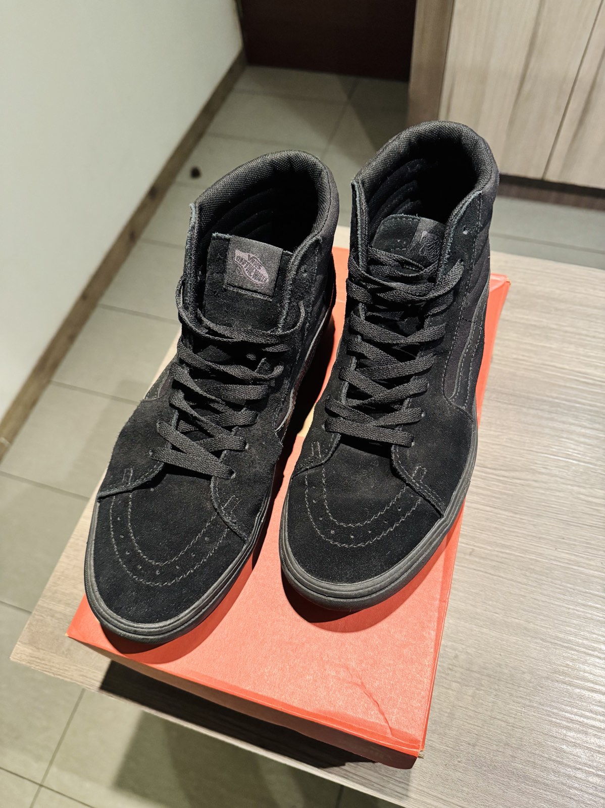 Vans Con Caña - Negras 29.5 CM