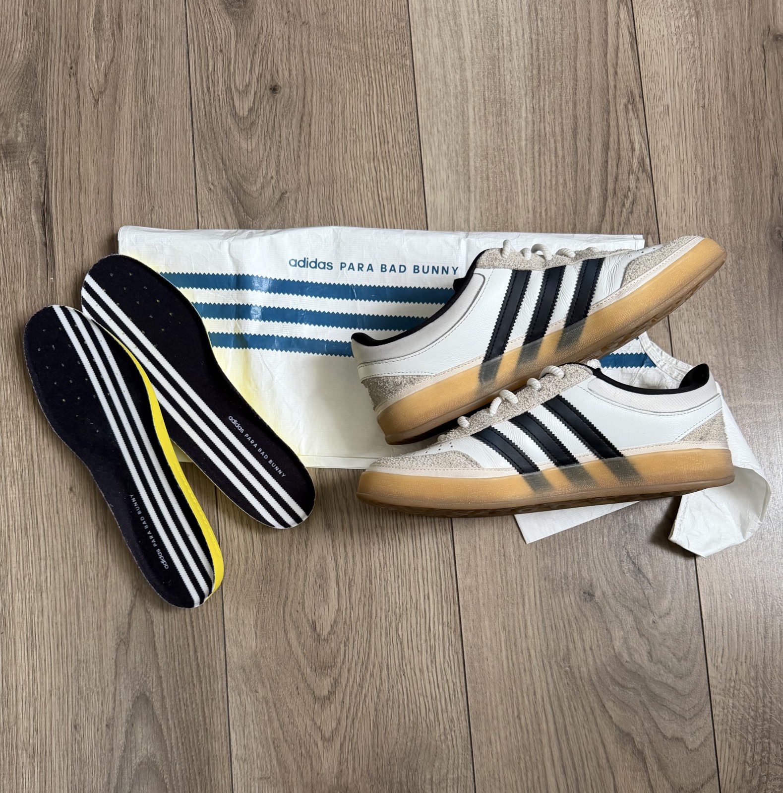 Bad Bunny X Gazelle Core White