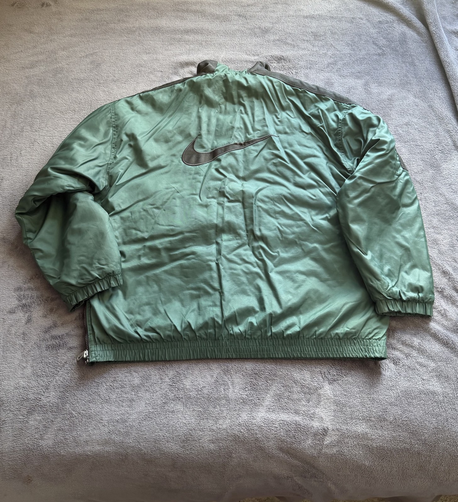 Chaqueta Nike Vintage Años 90 Big Swoosh En Espalda