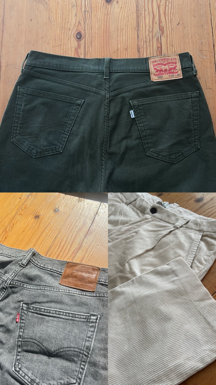 Lote De 3 Pantalones / Jeans Variados