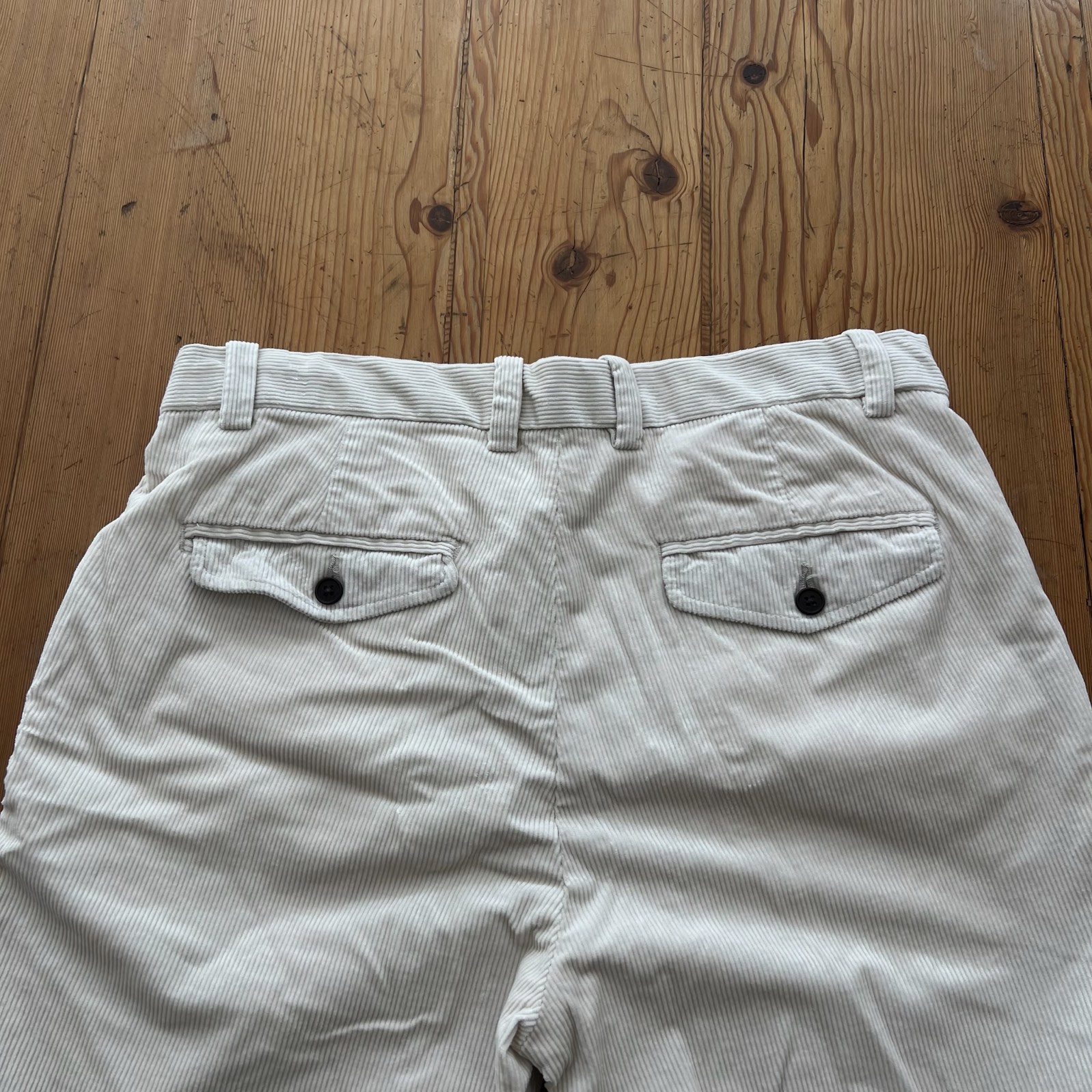 Pantalón Cotelé Crema