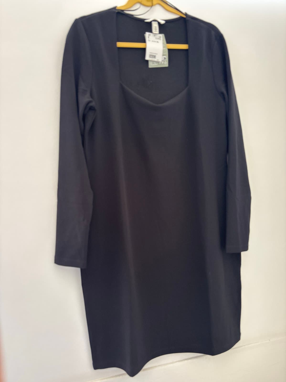 Vestido Manga Larga H&M – Negro
