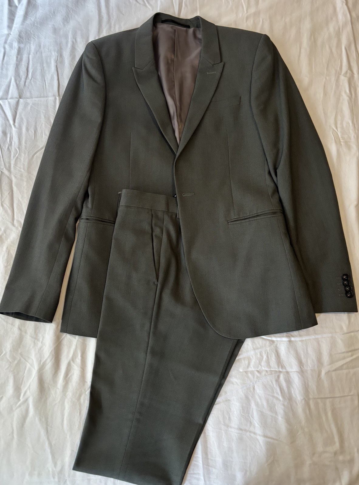 Traje Verde Oliva TOPMAN