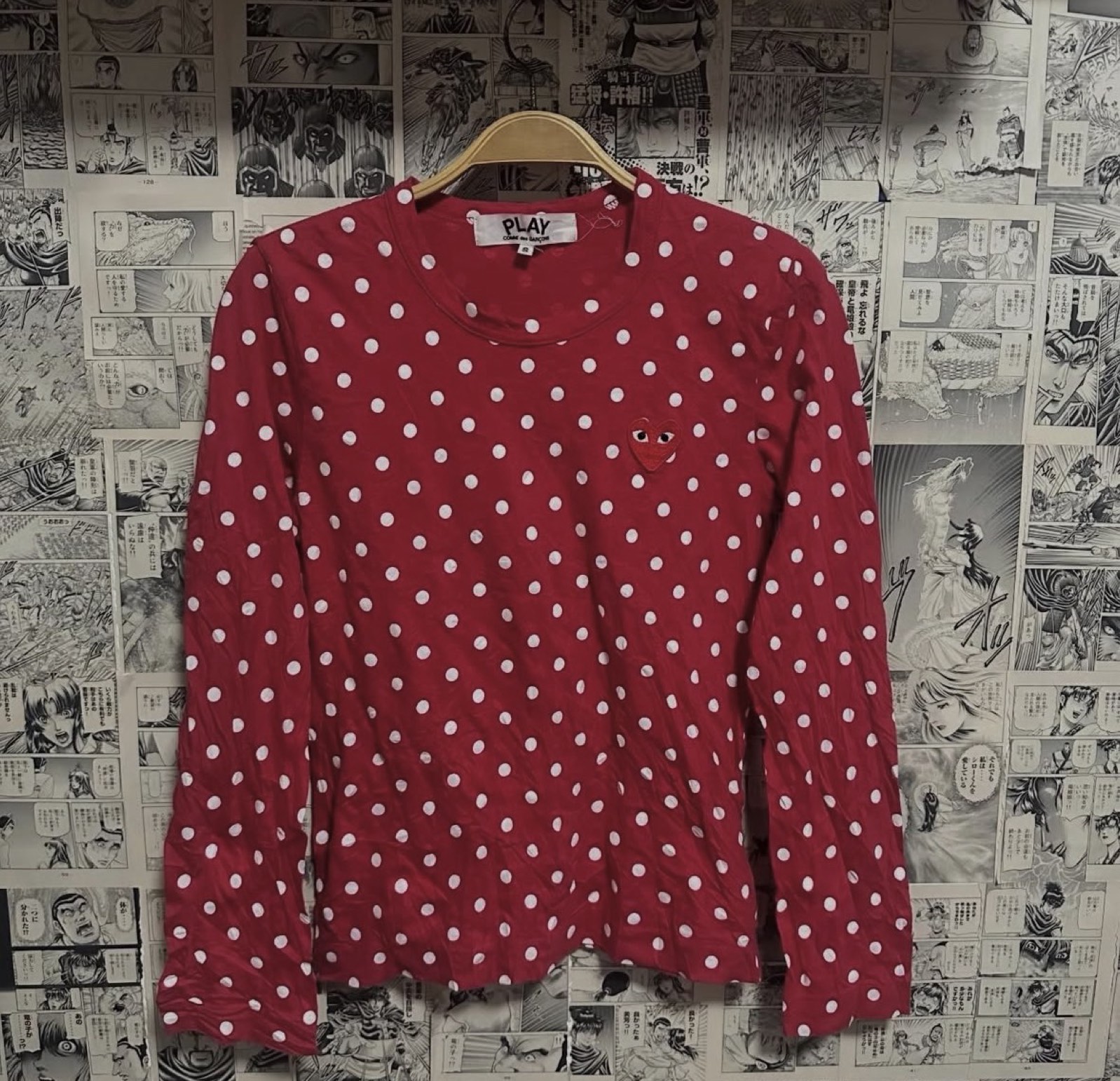 COMME Des GARÇONS PLAY – Polka Dot Long Sleeve