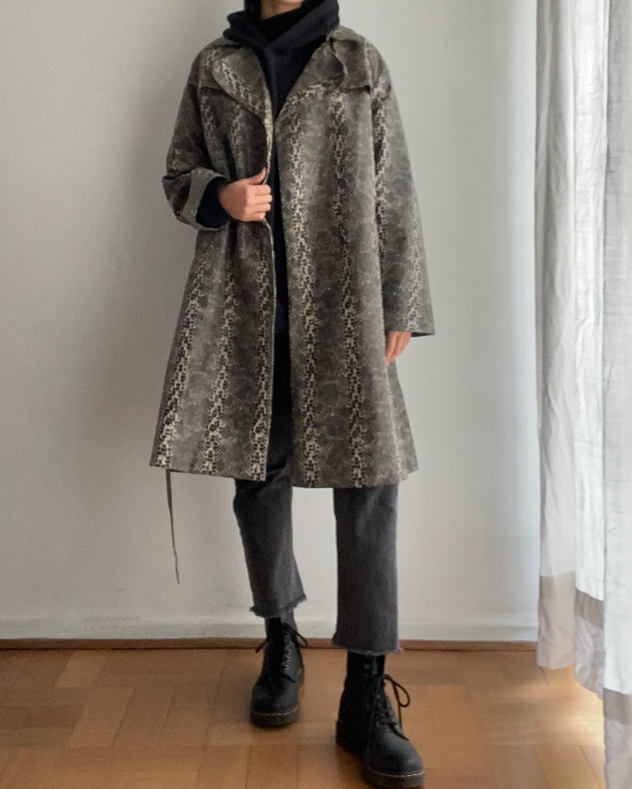 Trench Vintage Animal Print