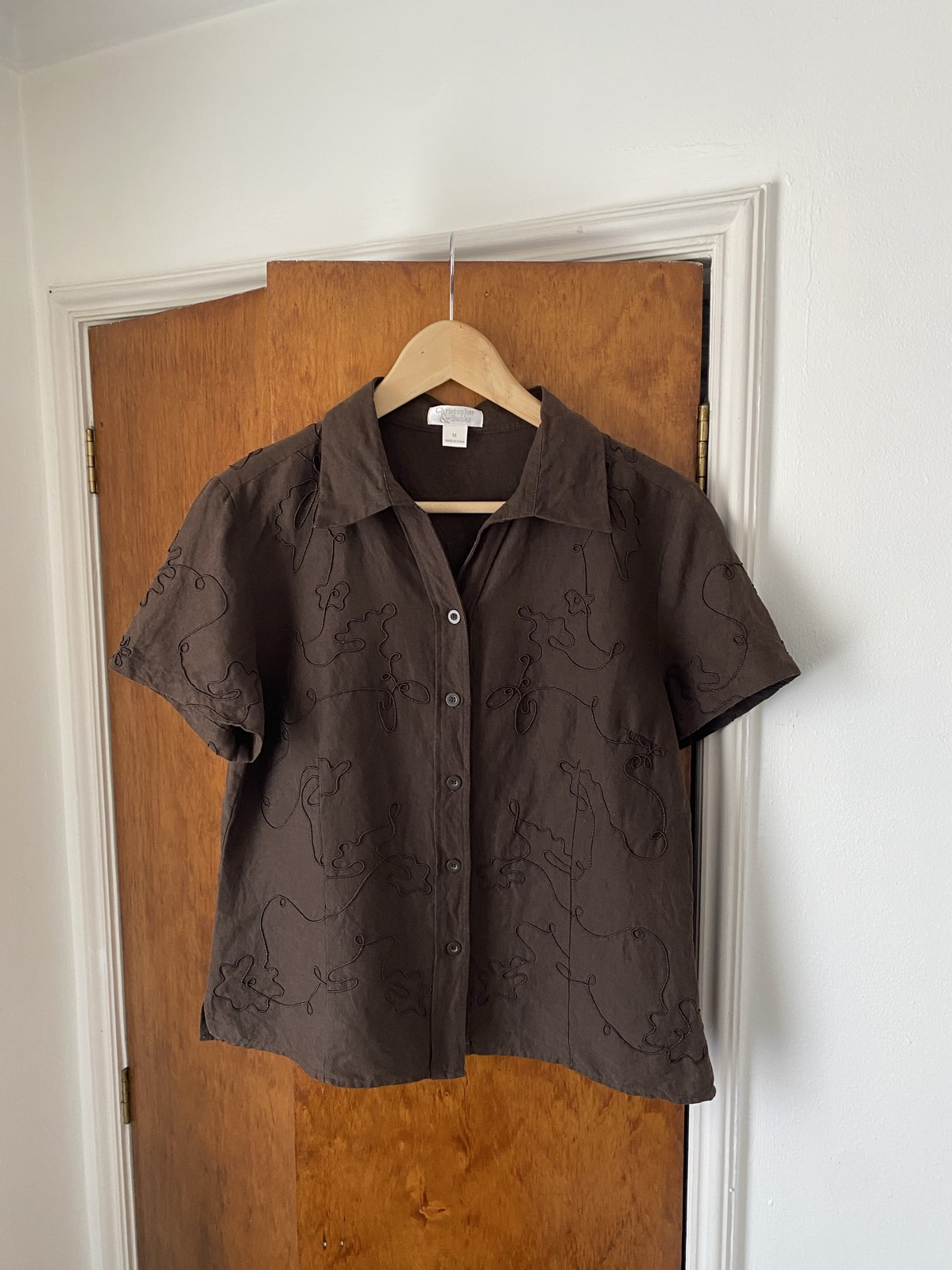 Blusa Vintage Flower Lines 🤎