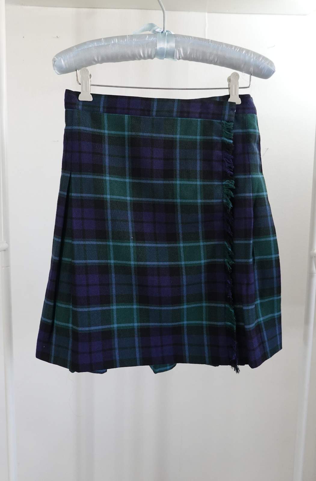 Falda Tartan Azul Verde