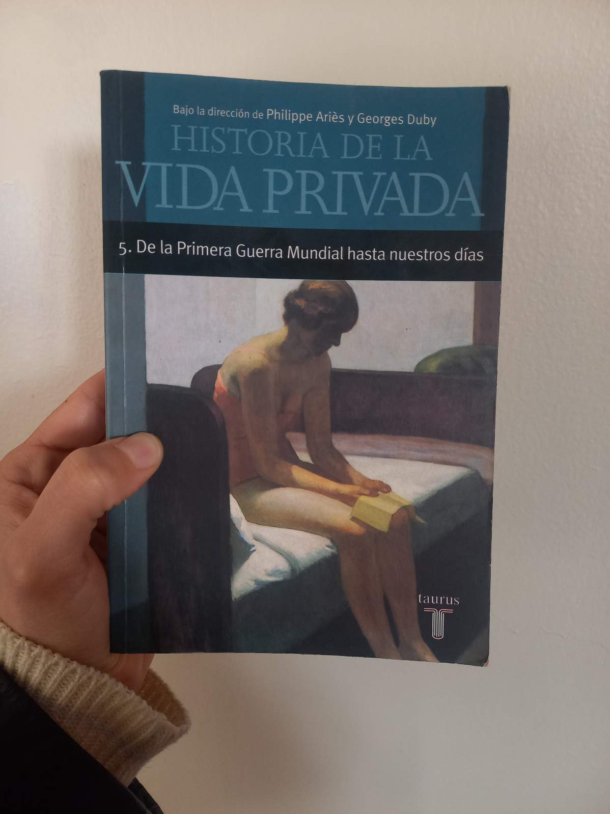 Historia De La Vida Privada, Vol. 5