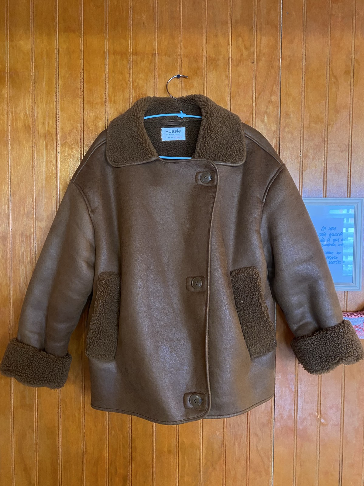 Chaqueta Chiporro Café M Oversize