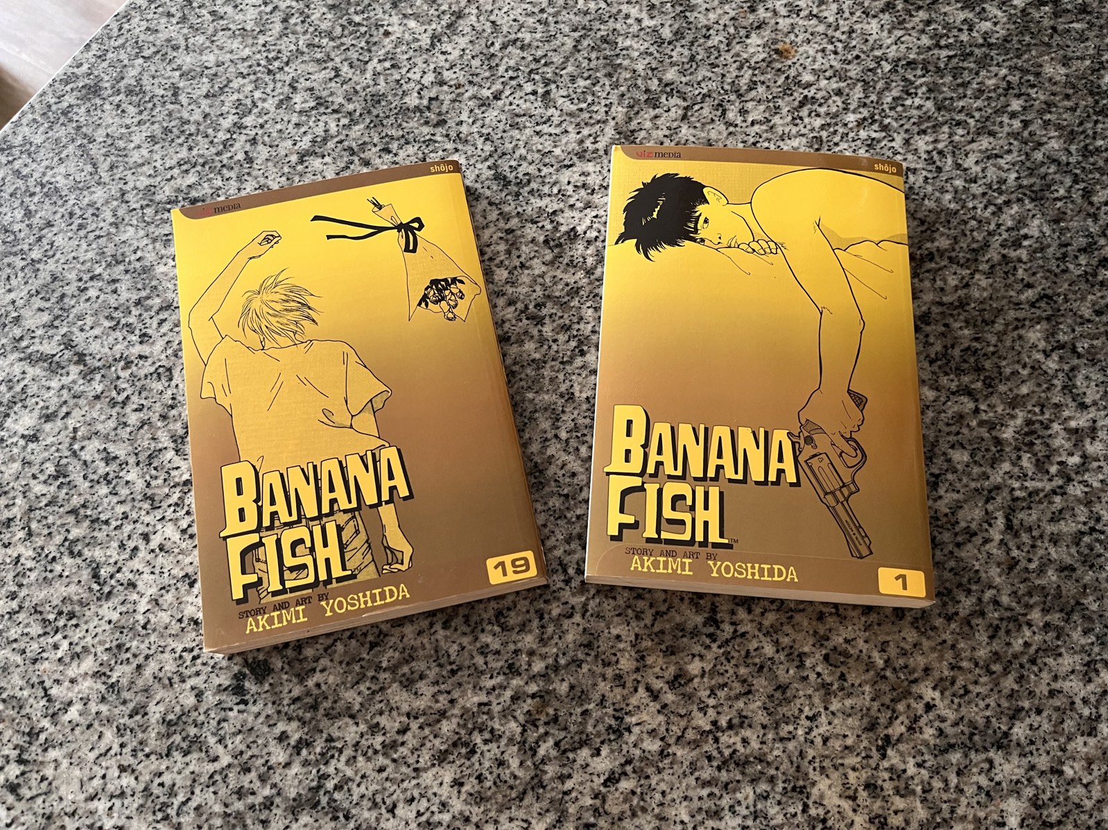 Mangas Banana Fish Tomo 1 Y 19 (En Inglés, Ed. Viz)