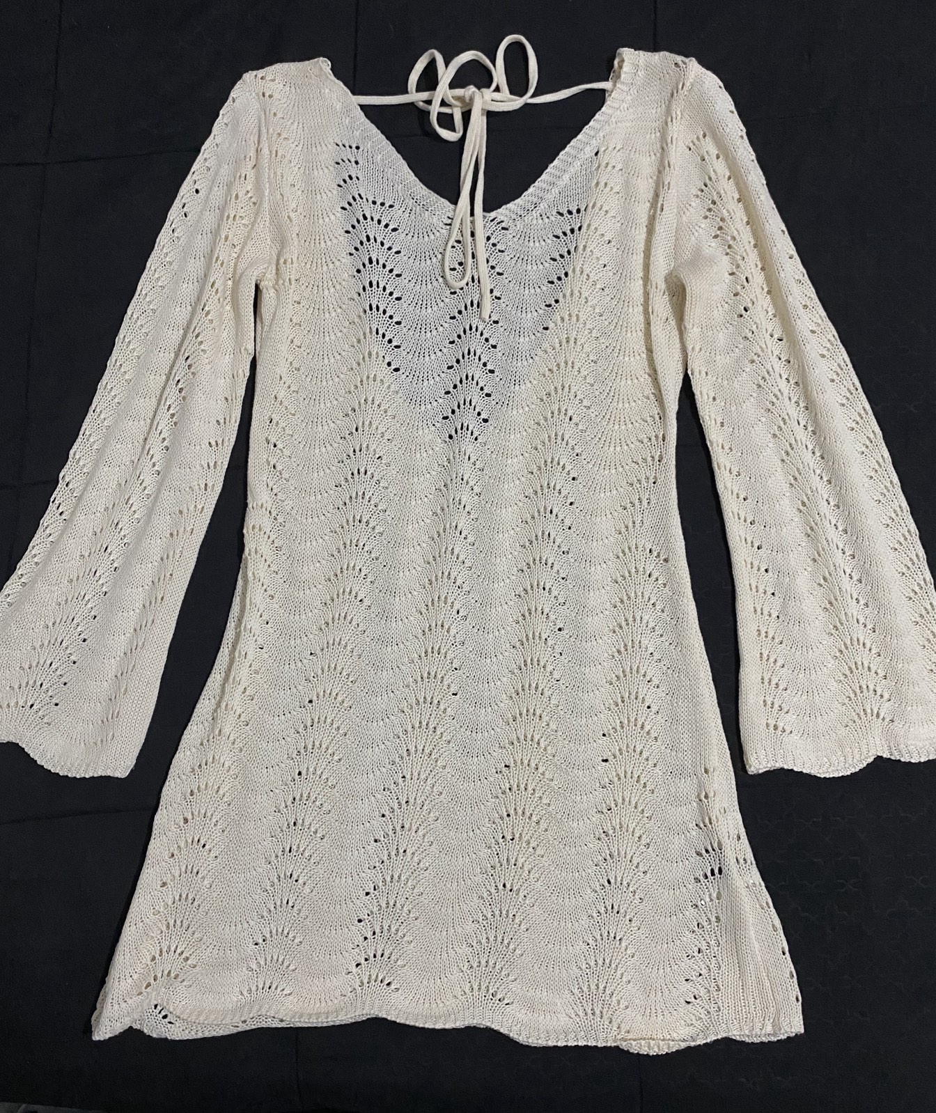 Vestido De Hilos Blanco