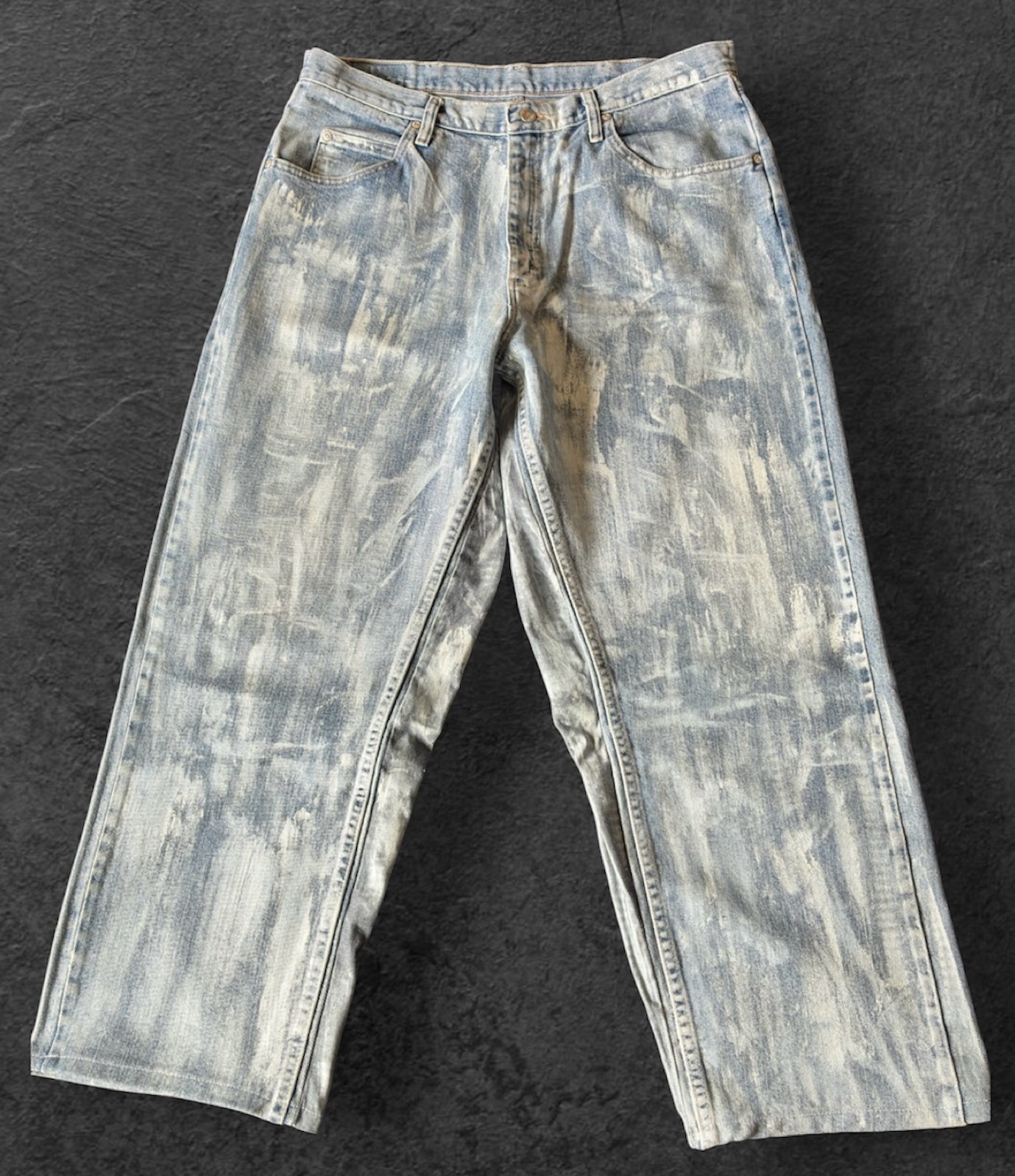 JEAN WRANGLER AUTHENTIC - CUSTOMIZADO BAGGY