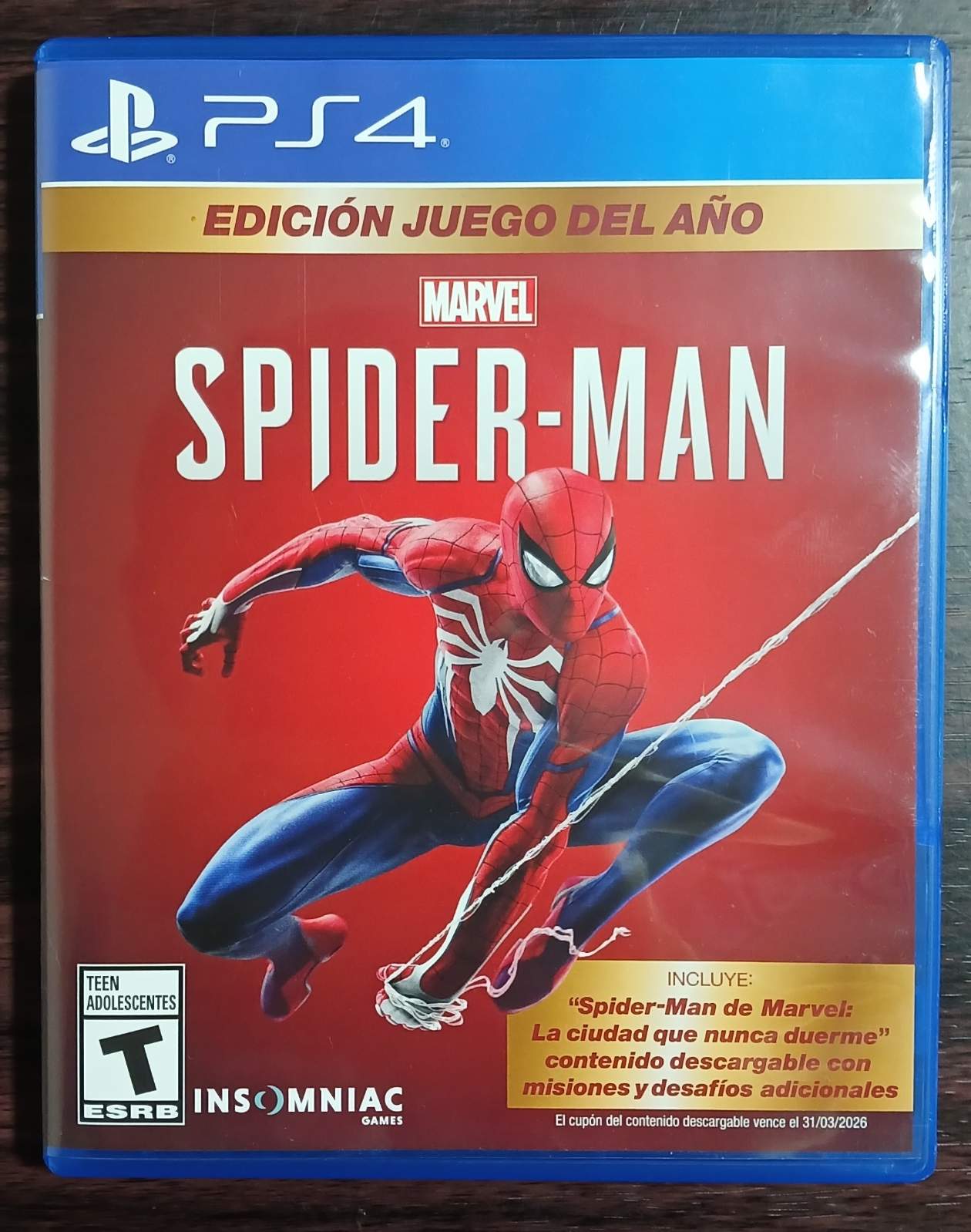 Spiderman PlayStation 4 GOTY Usado