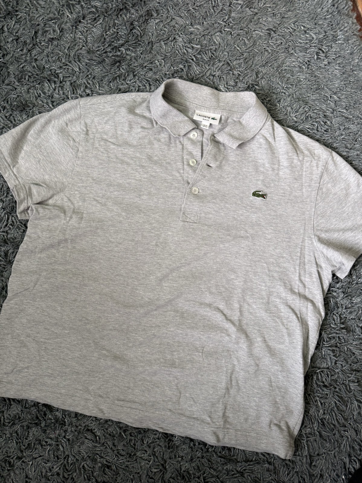 Polo/polera Cuello Piqué Lacoste Talla XL Fit M